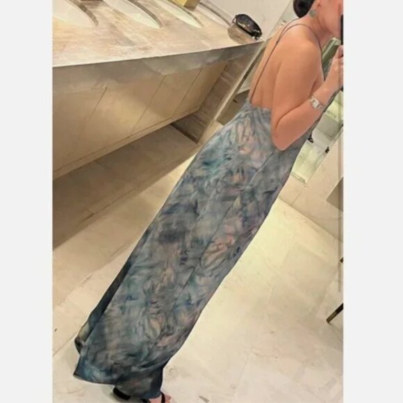 Zara Dresses & Skirts - Zara halter satin effect dress